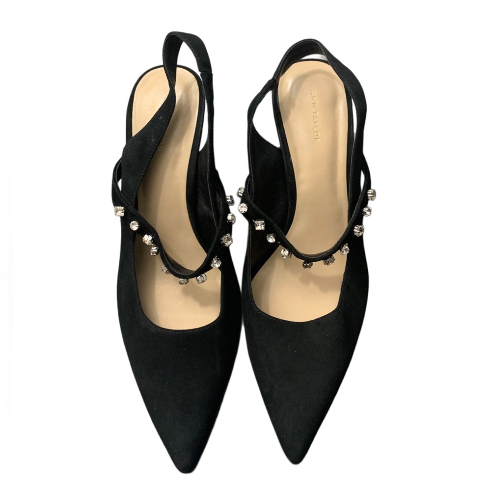 Ann Taylor Black Women's Shoes with Embellishments